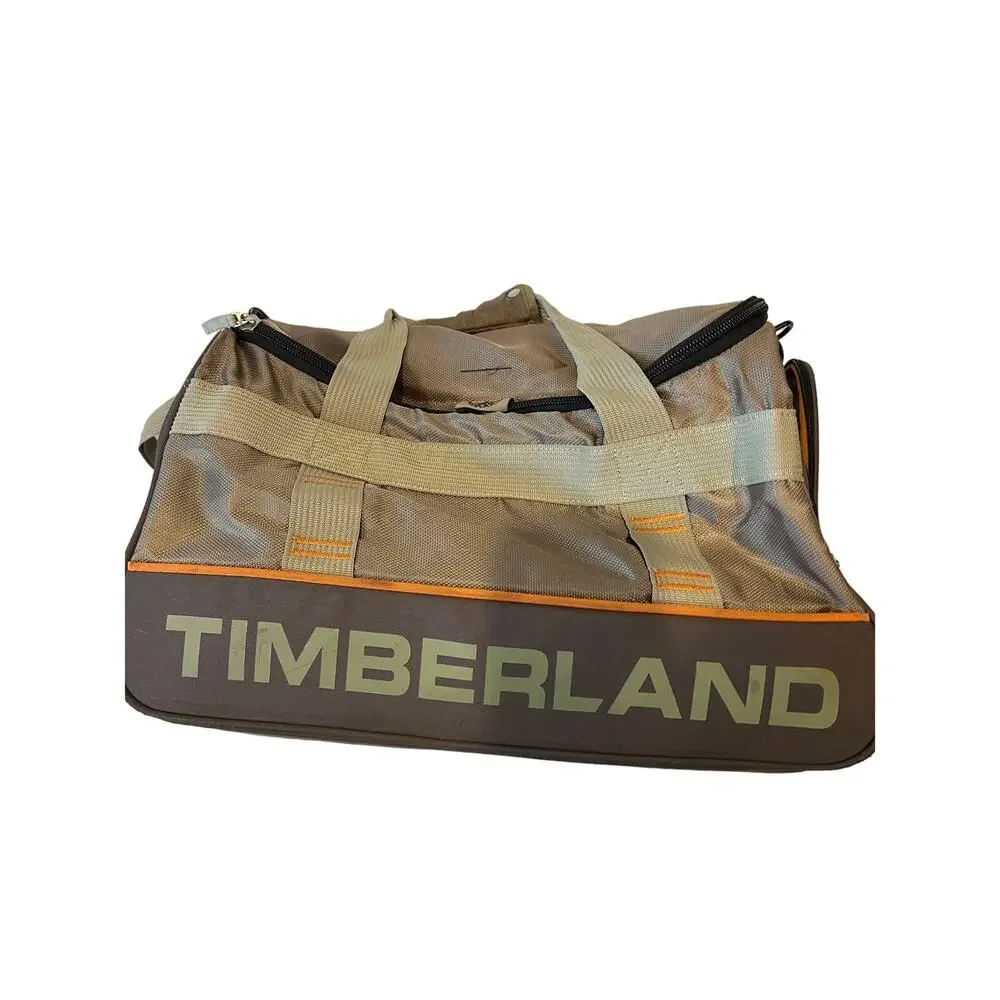 Timberland Brown Overnight Duffel Bag 22x12x12